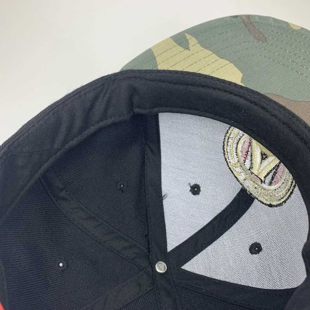 Atlanta United FC Hat YOUTH Football Club MLS Adidas Camo OSFM Snap Baseball Cap